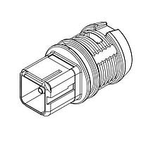 DEUTSCH - TE Connectivity D369-MR99-NS0 ຕົວເຊື່ອມຕໍ່ 9 ທາງ ປົກກັນສະເຫຼີມ REC N YD369-MR99-NP00000