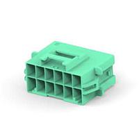 AMP Connectors - TE Connectivity 7-2232264-6 ຮອດເດີ້ & ຮອງສາຍສະບັບ PTL 2X6 CAP PANEL MT GLW WIRE KEY C GRN