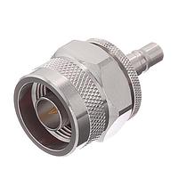Amphenol RF AD-NPQMAJ-1 ຕົວແປ RF - ລະຫວ່າງຊຸດ N-Type Plug ໄປ QMA Jack Adapter 50 Ohm ຕົວຕັ້ງຕົວຕົນ