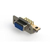 EDAC 630-M09-340-LN3 ຕົວເຊື່ອມ D-Sub - ຕົວເຊື່ອມ D-Sub ມຸມຂວາ ຄວາມໜາແບບມາດຕະຖານ