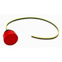 NKK Switches FF0126BBCAEA01-WL ປຸ່ມຫຼຸດສະຫຼຸບຉົວພະຍາດ DPST 30mm ມີລັກສະນະລູກສອນ ມີສາຍສີ 4 ສາຍ 12 ນິ້ວ CN2683