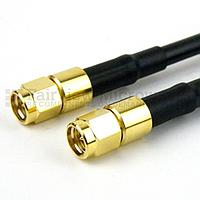 Fairview FMC0202200 SMA Male to SMA Male Cable LMR-200 Coax