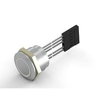 Alcoswitch - TE Connectivity 2342834-2 ປຸ່ມກົດສະຫນອງ AVC19L Flat AIO ແດງ R 500mm/1x6