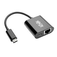 Tripp Lite U436-06N-GB-C USB Type-C, Thunderbolt 3 ເປັນ Ethernet TYPEC/GIGABIT ETHRNTADT ມີການຊາວ້າງ