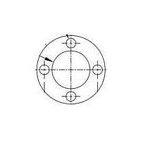 BIVAR 103-080 ຂາຍືດ LED Perm-O-Pads TO-18 ໄນລອນ ສີຂາວ