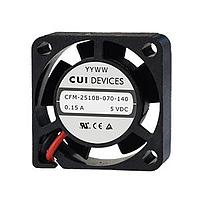 Same Sky (formerly CUI Devices) CFM-2510B-1100-218-20 ພັດ DC dc axial fan, 25 mm square, 10 mm, 10.8~
