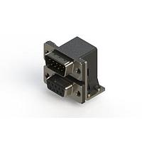 EDAC 663-009-364-051 ຕູ້ສະຫນອງ Dual Port D-Sub ມຸມຂວາ ຕູ້ສະຫນອງ Dual Port D-Sub