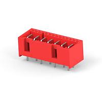 AMP Connectors - TE Connectivity 1971946-7 ຮອງສະໜອງສາຍແລະຮອງສາຍ 7P, RAST 5 Tab Header, THV