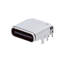 Same Sky (formerly CUI Devices) UJ32-C-H-G-MSMT-1-P24-TR USB ປະເພດ C ປະເພດ C, 3.2, ຮອຍຊອນຕັ້ງຢູ່ດ້ານ, ກະດານທອງ 3u, ຕິດຢູ່ກາງພື້ນຜິວ, 24 ຂາ, T&R