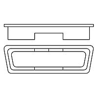 NorComp 160-000-125R000 ຝາຄຸ້ມຝຸ່ນ 25P MALE DUST COVER CLEAR PE MATERIAL