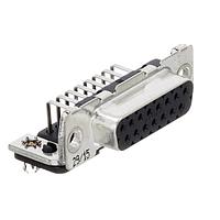 AMP Connectors - TE Connectivity 106506-2 ຕົວເຊື່ອມຕໍ່ High Density D-Sub 15P RCPT R/A BRDLOCK