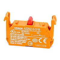 Omron Automation and Safety A22NZ-S-G1B ບລອກຕິດຕໍ່ສະຫນອງສະຫນອງ / ຊິດສະຫນອງບລອກຕິດຕໍ່ NC