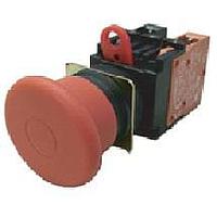 Omron Automation and Safety A22E-MY-11 ສະຫນັບສະຫນູນການຢຸດສະຫນັບສະຫນູນ SPST-NO + SPST-NC EmergencyStop Switch