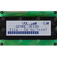 Matrix Orbital LK204-25-422-GW-E ມູດຈະລະພາບຕົວອັກສອນ LCD 20x4 ສີນ້ຳເງິນ ຂໍ້ຄວາມສີດຳ ພື້ນຫຼັງສີນ້ຳເງິນ ອຸນຫະພູມພາຍນອກ