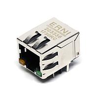 ERNI - TE Connectivity 203336-E ຕູ້ເຊື່ອມຕໍ່ແບບມົດູເລີ / ຕູ້ເຊື່ອມຕໍ່ Ethernet MJIM IM 1X1 S 88 GF5 X R THRU * L1A H3D0
