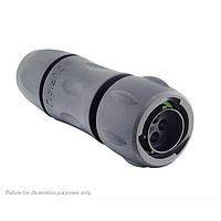 Eaton Souriau-Sunbank UTSX6JC104PW ປລັກ, ມີກະບອກສາຍຄອມ, ສໍາລັບຂໍ້ຕໍ່ຊາຍ 4 ຕົວ, IP68/69K, ການລະບຸກະແຈ