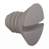 Essentra Components 330448A015 ສະກຣູຫຼັກຊອກຊອກຊອກ 82 Slotted CSK Screw, #4-48 Thread, 5/32 Lg