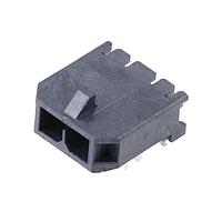 Molex 218989-0210 Headers Micro-Fit+ RA Header SMT 3mm Pitch Single Row 2 Ckts Matte (Sn) Plating Glow-Wire Press Clip Blk