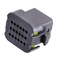 Amphenol SINE Systems ATV06-18SB-RR01 18-ທາງ 18 POS PLUG SZ 16 ກະແຈ B DBL ແດງ SEAL