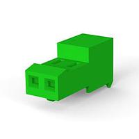 AMP Connectors - TE Connectivity 3-641537-2 ຮູງຮັບ Receptacle 02P C/E 28AWG ບໍ່ມີຫົວດຽວ LED ມີລາຍສີຂຽວ