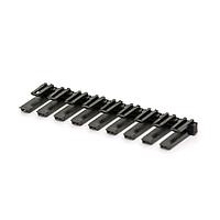 AMP Connectors - TE Connectivity 1744544-9 ເຄື່ອງມືເພີ່ມ EP II TPA 09P ສີດຳ