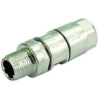 HARTING 21038811415 ຕົວເຊື່ອມ M12 Crimp Slim Dsgn 4pol D-coded ຜູ້ຊາຍ
