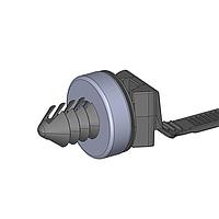 Avery Dennison 20098-GSK ກາດເຊັດ Tie CT,LIFT,W/GASKET,ສີດຳ 1000/ຖົງ,5000/ກ່ອງ