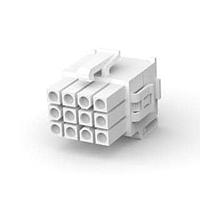 AMP Connectors - TE Connectivity 794253-1 ປລັກຮາງ 12P MINI UMNL2 PLUG HSG MATRIX