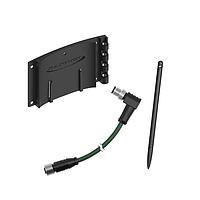 Banner Engineering IVURDM-QDK-803RA Sensor Cables / Actuator Cables Interconnect cordset 8-pin M12 Right-Angle; to 8-pin M12 Straight 0.91 m (3 ft); with Mounting Bracket and Stylus