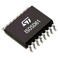 STMicroelectronics ISOSD61 ADCs - ຕົວແປສັນຍາລະດັບອນາລອກເປັນດິຈິຕອນ 16-bit ມີຕົວປະຕິບັດ Sigma-Delta ທີ່ແຍກອອກ, ມີອິນເຕີເຟສ single-ended ແລະ LVDS