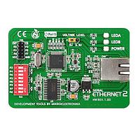 Mikroe MIKROE-604 ບອດເພີ່ມ SERIAL ETHERNET 2 ADAPTER BOARD