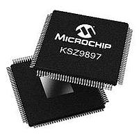 Microchip Technology KSZ9897STXI ອິເທີເນດ ສະວິດ 7-ພອດ GigE ສະວິດຈັດການມີ SGMII, EEE, WOL, QoS, LinkMD, ອຸນຫະພູມອຸດສາຫະກຳ