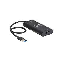 Tripp Lite U444-H4K6-CAP ອາເດບເຕີ HDMI ເປັນ USB Eaton Tripp Lite series HDMI to USB Video Capture Adapter, 4K 60 Hz, USB 3.2 Gen 1, TAA