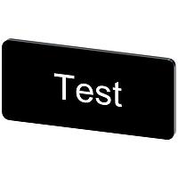 SIEMENS 3SU19000AC160DV0 ປ່າຍປະກັດ, ປ່າຍທົດສອບ INSCR., ສີດຳ 12.5 X 27MM, ທົດສອບ