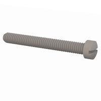 Essentra Components 010832F137 ສກຣູດເຄື່ອງຈັກ Fillister Slotted, ການດູກ #8-32, ຄວາມຍາວ 1 3/8