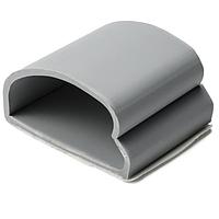 HellermannTyton 151-00668 ຄລັມບເຄັບ WAC Adhesive Cable Clamp, 1" Max. Bundle Dia, PVC, ສີເຫຼືອງ, 500/ຊຸດ