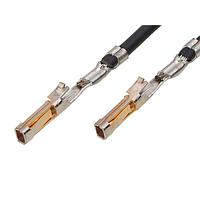 Molex 219680-1125 ສາຍນໍາສົ່ງທີ່ຖືກກວດກາລ່ອງລ່ວງໜ້າ Pre-Crimped Lead SL Female-to-SL Female (Sn) Plating 450mm 24 AWG Blk