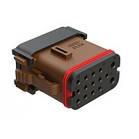 Amphenol SINE Systems AT16-15SD-EK02 ຕົວເຊື່ອມ 15 ຕຳແໜ່ງ ປລັກ, ປຸ່ມ, ກະແຈ D ມີການລະຫັດ, ຝາສິ້ນ, ການປິດກະທົບຂະໜາດຫຼຸດ, ສີນ່ຳຕານ