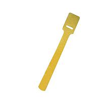 Essentra Components RKW-12-9-YL ຂາຍຜັດສາຍສະກັດ Cable tie, Hook & Loop ພ້ອມກັບການຍຶດດ້ວຍກຸບສະກັດ, ເຫຼືອງ
