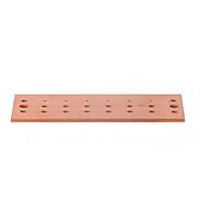 Wakefield Thermal SCGB-3 ບາរប្រឡងດິນ Ground Bar, 22 ຮອນ, ທອງ, ບໍ່ມີການປົວ, 10" ຍາວ, 4" ກວ້າງ, 0.25" ສູງ, 0.25" ຄວາມຫນາ