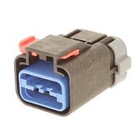 Aptiv 54200600 ຕົວເຊື່ອມ 6 ທາງ ຍິງ APEX 2.8 ບໍ່ມີຝາ ສີດຳ CONN