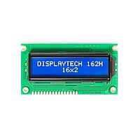 Displaytech 162H CC BC-3LP ໂມດູນສະແດງຕົວອັກສອນ LCD 16x2 ຕົວອັກສອນ STN ສີຟ້າ 6 ໂມງເຊົ້າ