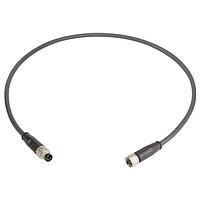 HARTING 21348081489040 ເສັ້ນສາຍເຊນເຊີ / ເສັ້ນສາຍເຄື່ອງຂັບ M8 A-code ການປະກອບເສັ້ນສາຍທີ່ມີການຄຸ້ມຄອງສອງທາງ, 4pin, ປະກອບຊາຍກັບຍິງຕົວຕົນ, PUR ສີດຳ, 4.0m