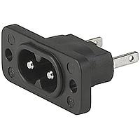 Schurter 6160.0022 ປະຕູເຂົ້າ 2576 APPLIANCE INLET 2.5A 70C