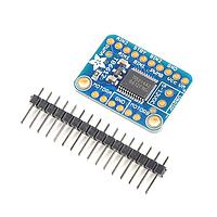 SparkFun ROB-20679 ຕົວຄວບຄຸມ/ຕົວຂັບເຄື່ອງ Stepper Motor Controller / Driver TB6612 1.2A DC/Stepper Motor Driver Breakout Board