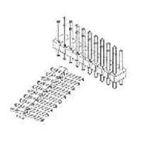 Amphenol FCI 69192-140HLF Unshrouded BERGSTIK II DR STRAIGHT-RET
