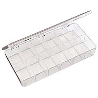 Flambeau K208 ກ່ອງຫຼັກສູດຫຼາຍ 12 ຫ້ອງ 8" X 4" X 1 3/16" (20.32 x 10.16 x 3.02 cm)