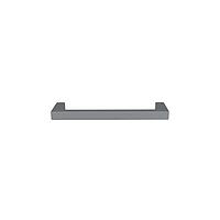 Bud Industries H-9177-B ກວດຄົບ 4.37" ຈຸດການຕິດຕັ້ງ Handle, ອະລູມິເນຍ Andonized