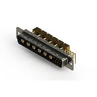 EDAC 629-13W6240-5T1 ຕູ້ຕິດຕໍ່ D-Sub ປະສົມມຸມຂວາ ຕູ້ຕິດຕໍ່ພະລັງງານ Combo D-Sub