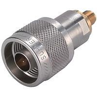 HUBER+SUHNER 33_N-SMA-50-51/1--_NE ຕົວແປ RF - ລະຫວ່າງ Series N plug(m) ໄປຫາ SMA jack(f)